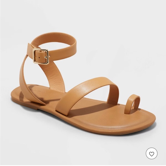 Universal Thread Shoes - Sol Toe Loop Ankle Strap Sandals